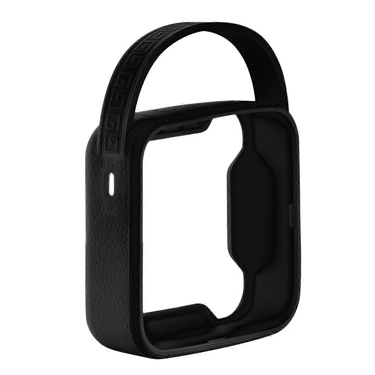 For Speaker Silicone Case Shock Absorbing Speaker Case Anti Scratch Bluetooth Speaker Case Black