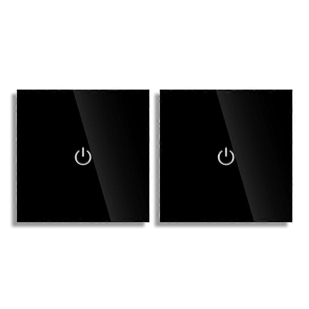Step Switch Bedroom Sensor 1/2Gang 2way Dual Touch Switch Tempered Glass Panel
