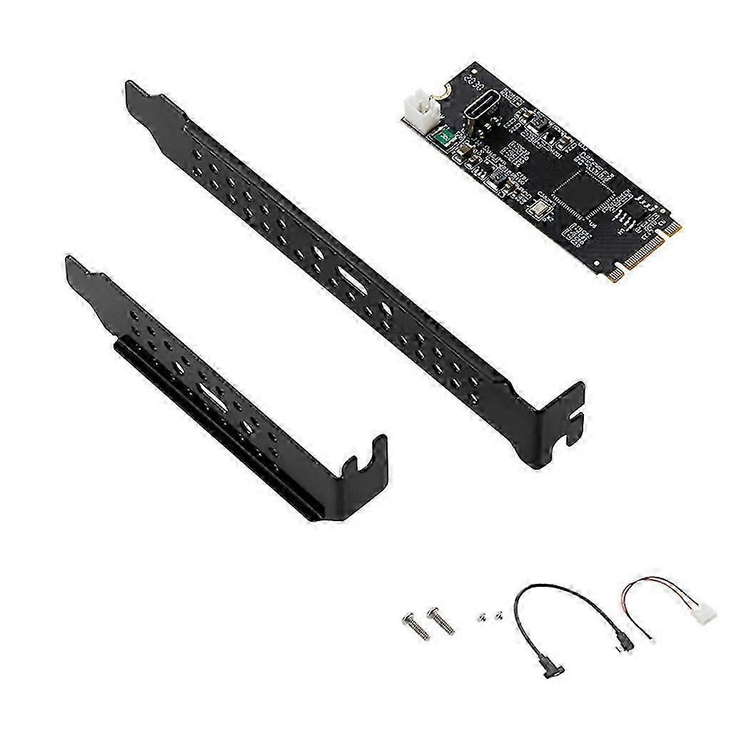 M.2 to Type C Expansion Card ASM3142 Chip USB3.2 Gen2 10Gbps USB C Controller