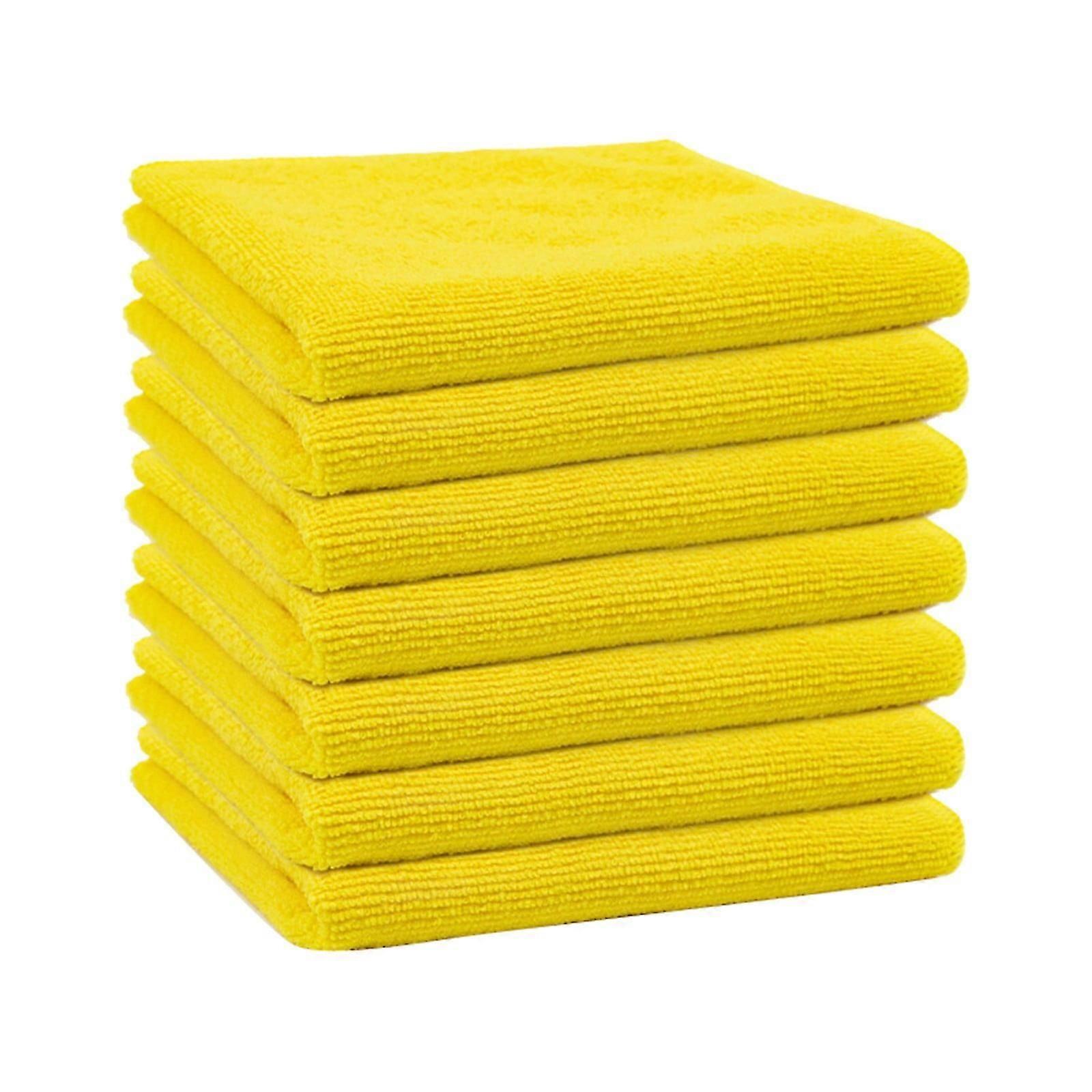 Microfiber Cleaning Cloth 5 Of Cleaning Cloth Each Package Of Ultra Hygroscopic Cleaning Towel 5 Color Combination Soft And Absorbent