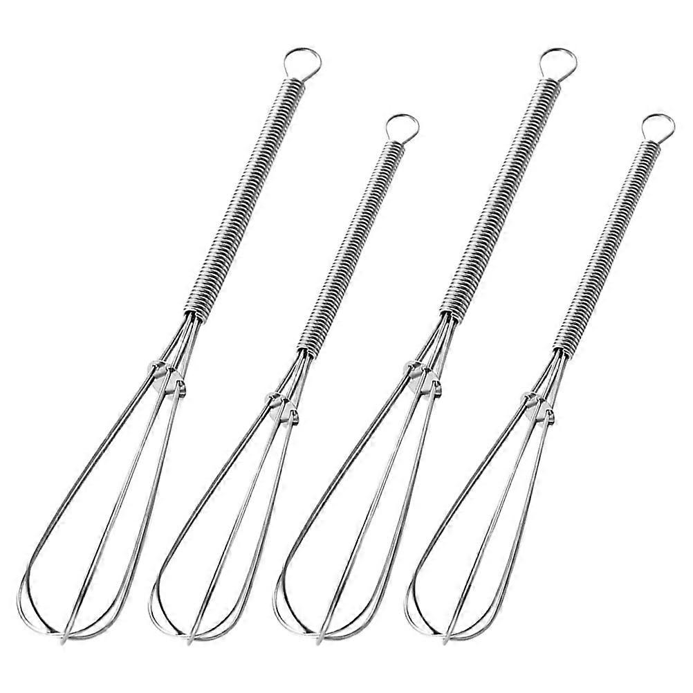 Multi-Functional Egg Whisk Stainless Steel Set for Cooking Use 4Pcs