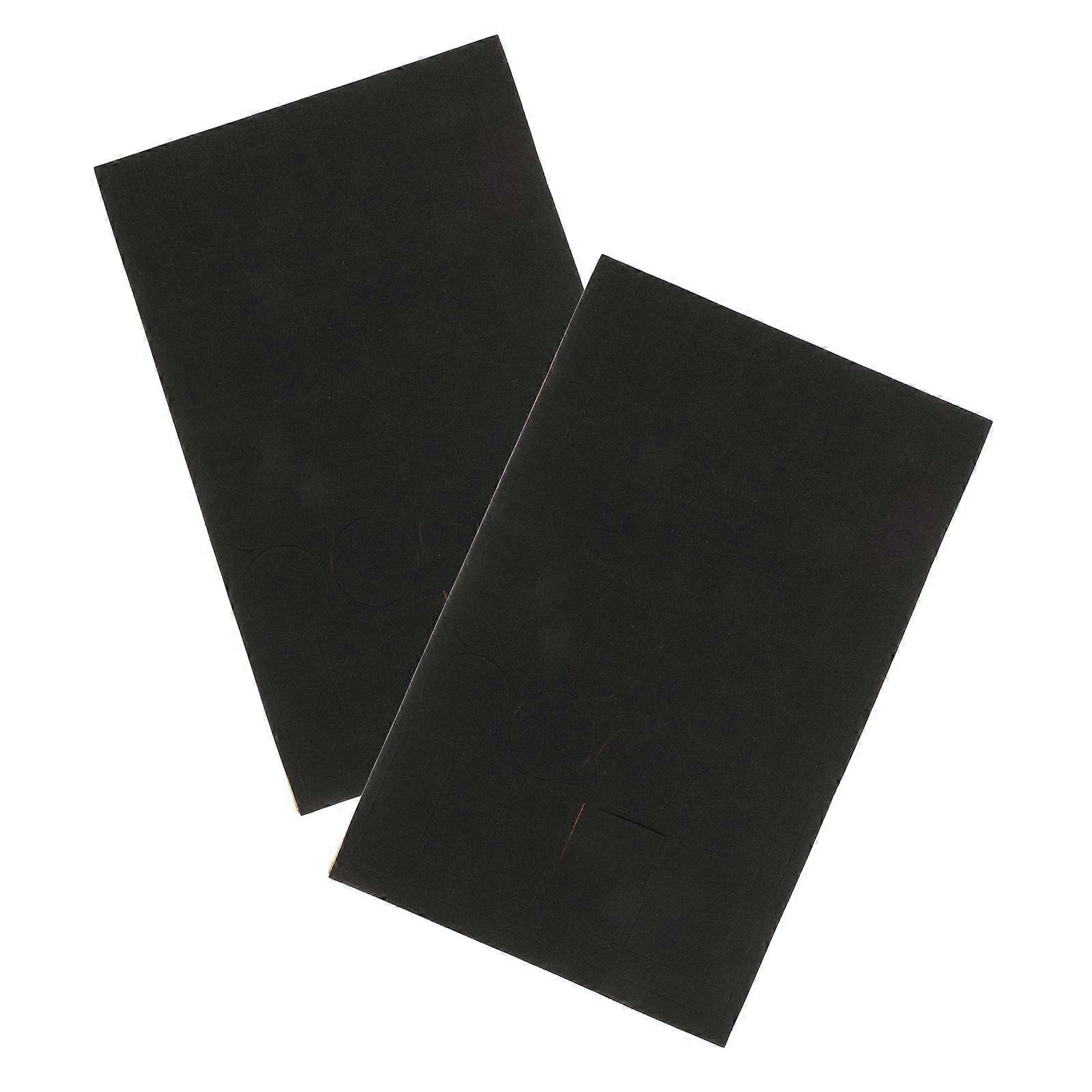 Black LED Stickers for Light Blocking with 2Pcs Reusable Dimming Sheets