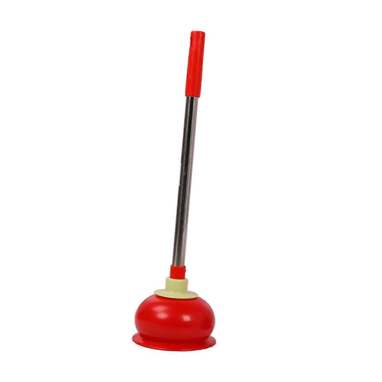 Toilet Plunger with Long Handle Rubber Cup for Bathroom Sink and Drain Clog Removal Tool