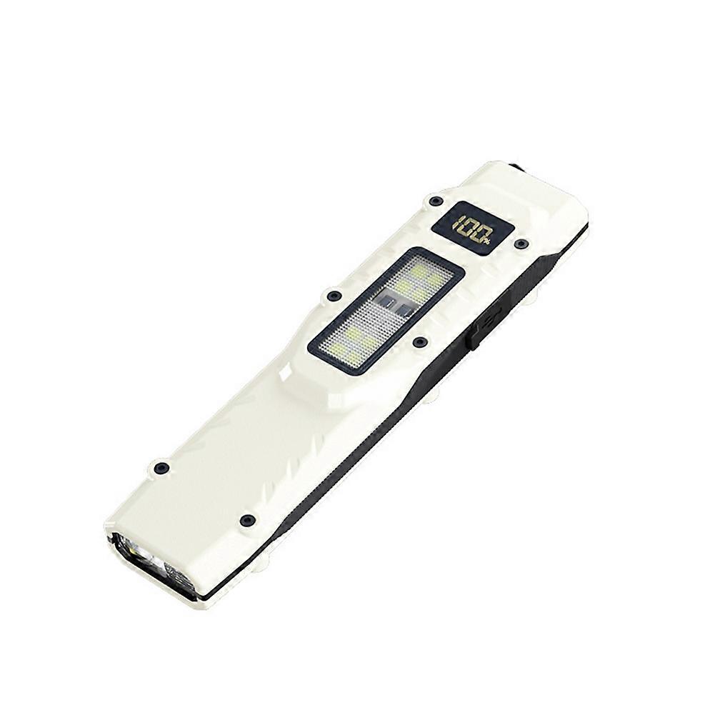 Outdoor Rechargeable LED Flashlight, Super Bright Flashlight COB Work Light Portable Multifunctional Flashlight