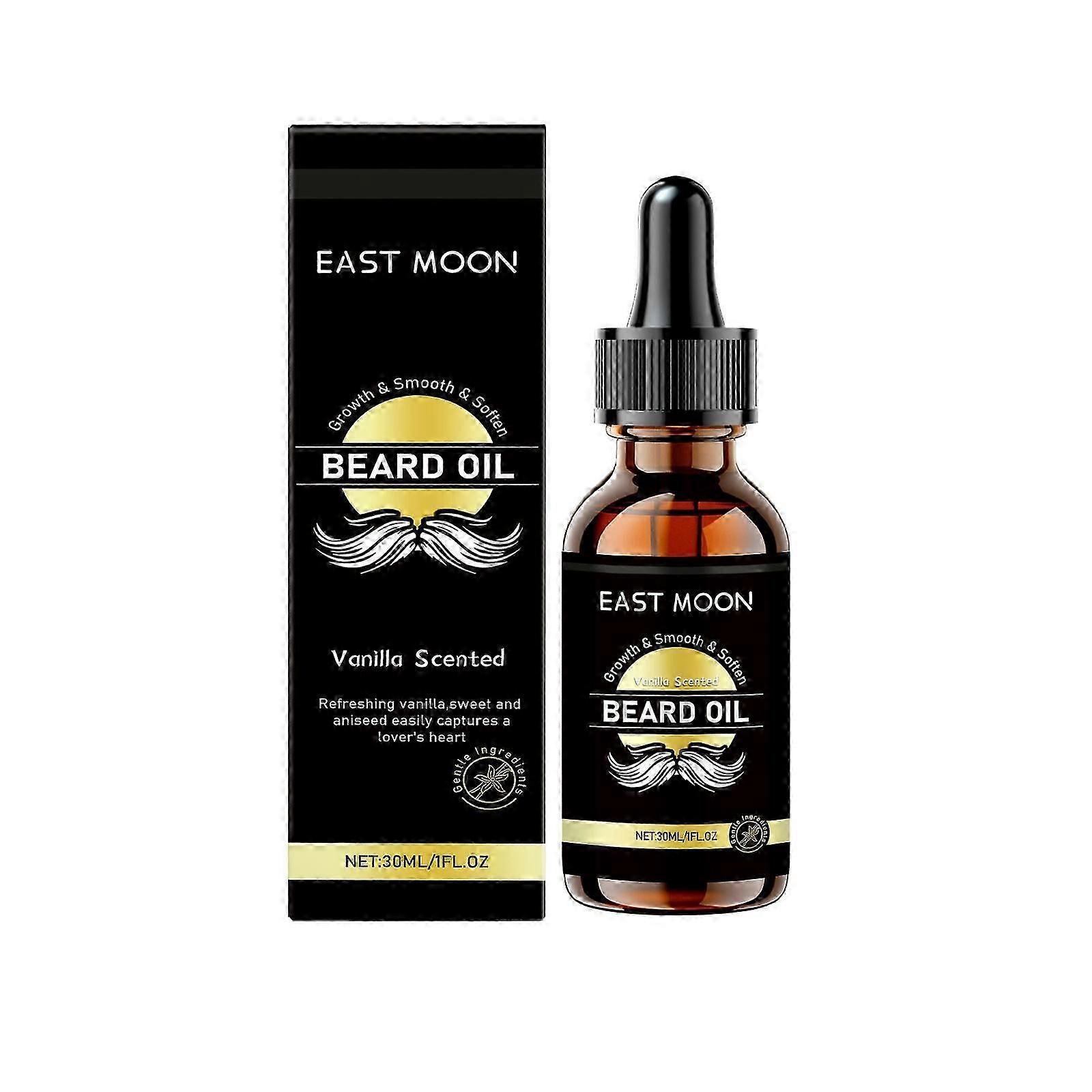 Vanilla Beard Care Essential Oil - Moisturizing & Gentle Cleaning for Men - 30ml