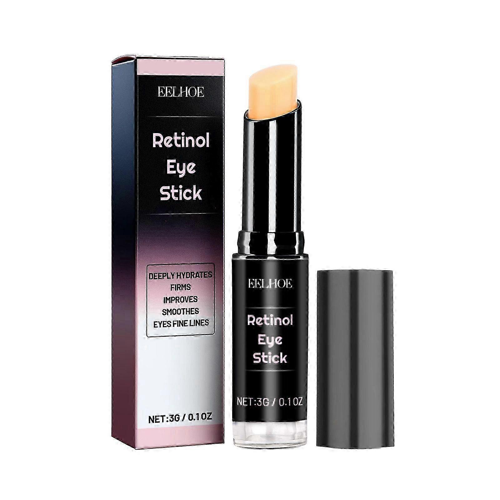 Retinol Eye Cream Stick - Hydrating & Firming Formula for Dark Circles & Puffiness - 3g