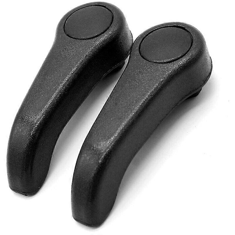 Replacement seat handles for Renault Clio MK2 Hatchback Adjustable Lever Handle Pull Set (Black), Model: Black 34