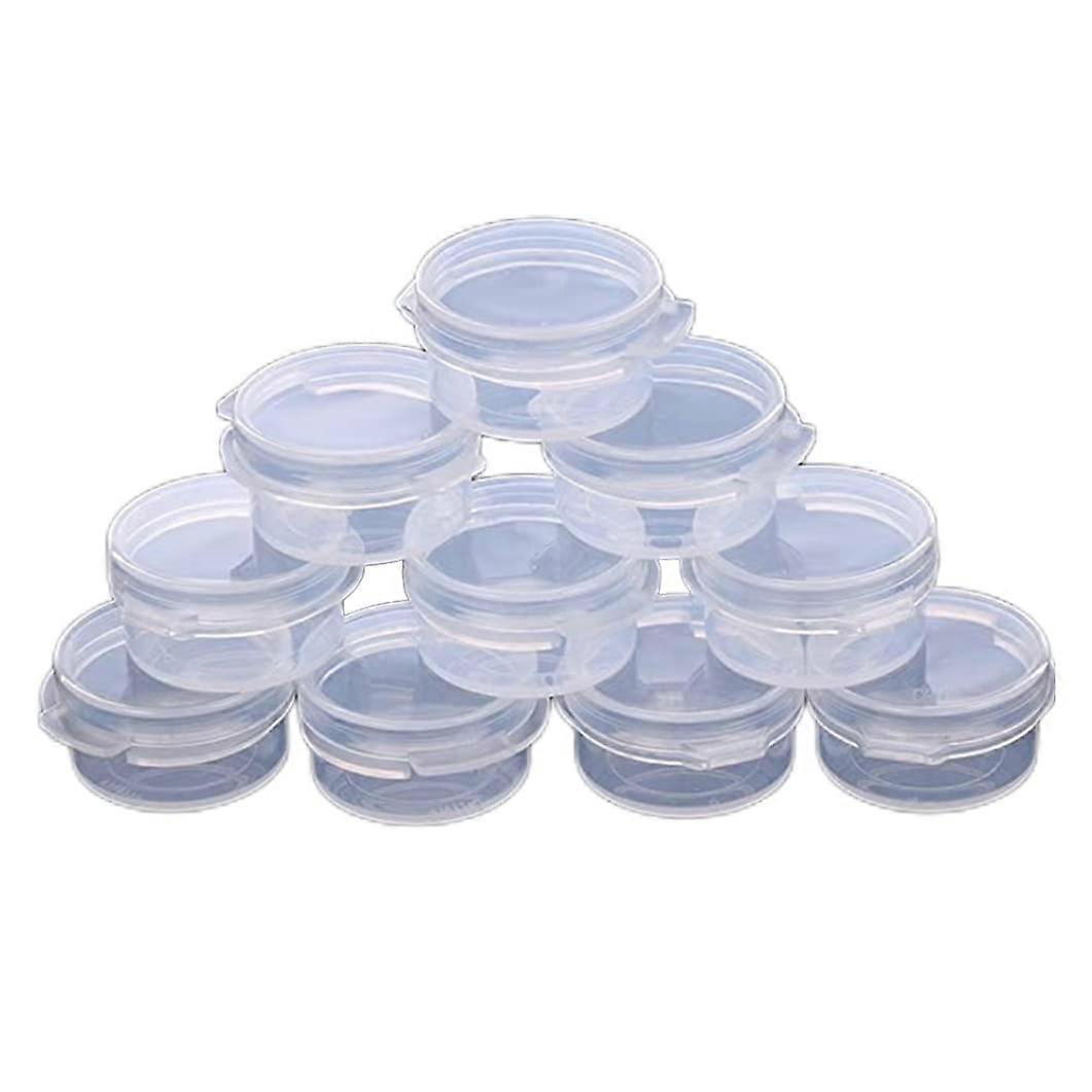 50 Pcs 5g Clear Plastic Cosmetic Jars with Lids, Mini Travel Empty Sample Containers
