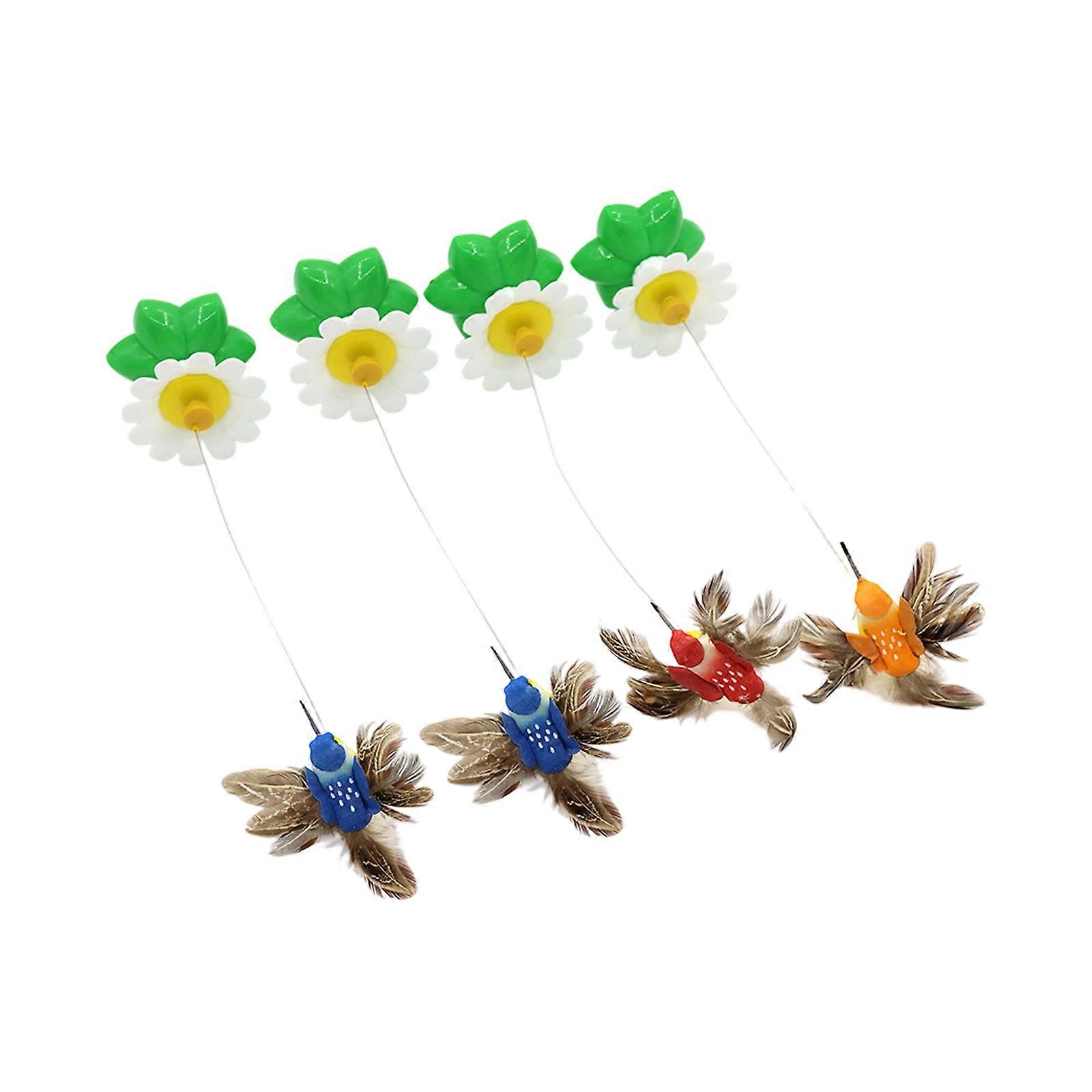 Electric Hovering Cats Interactive Rechargeable Interactive Teasing with Rotating Toy for Indoor Felines Play Multicolor