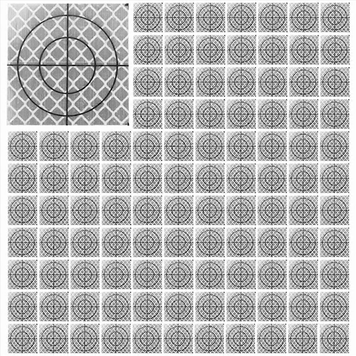 100Pcs Prism Measurement Reflector Sheet Total Station Tunnel Survey
