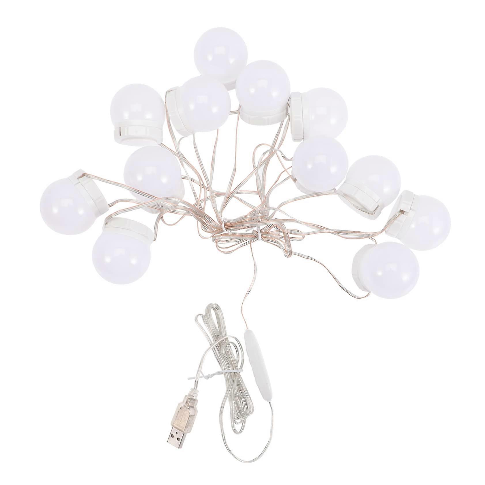 Vanity Mirror Lights USB Powered Dimmable LED Makeup Lighting with Bright Soft Glare Illumination