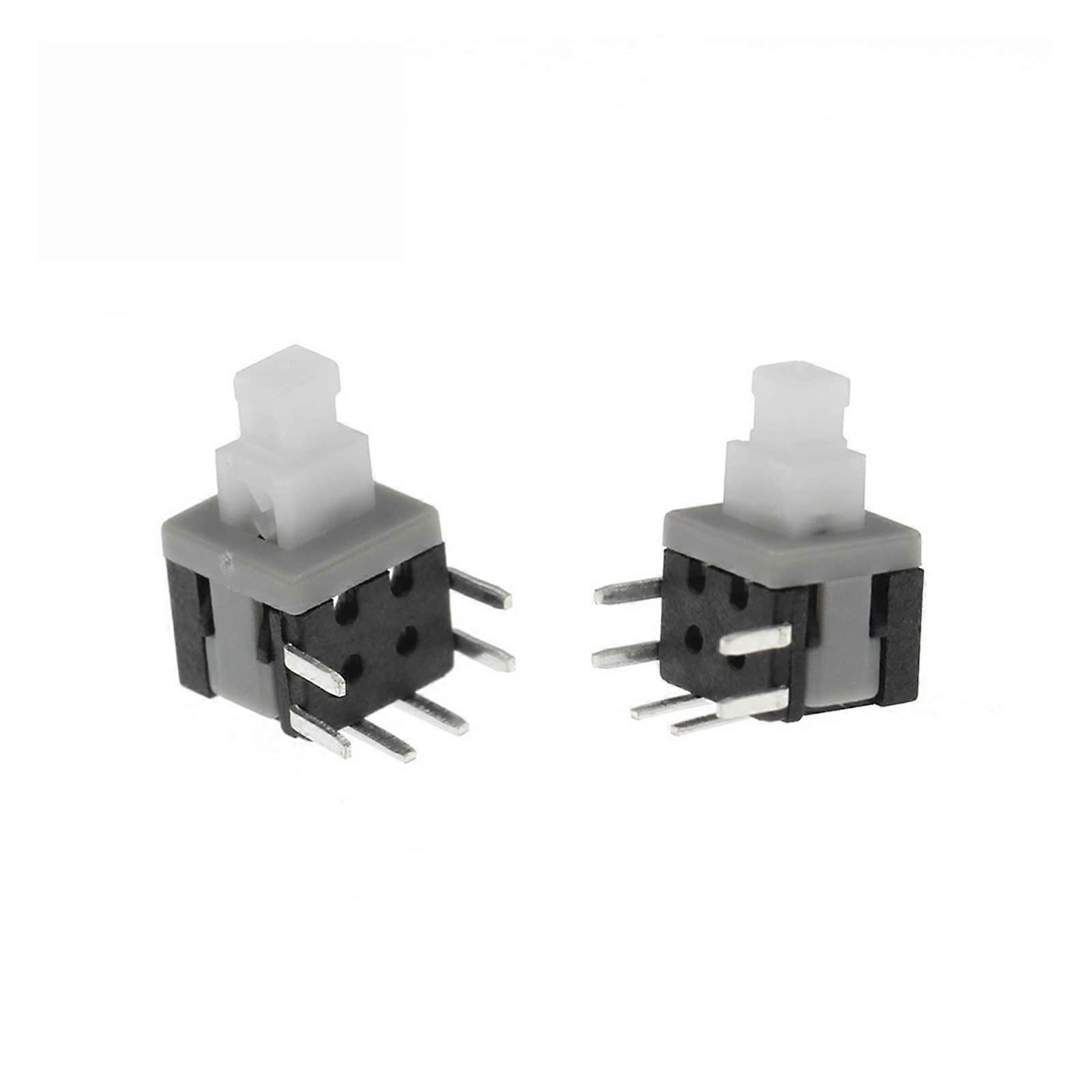 Micro Switch Kft-5.8 5.8x5.8MM Tactile Push Button Switch 6Pin High Head Latching Switch 100PCS Pack