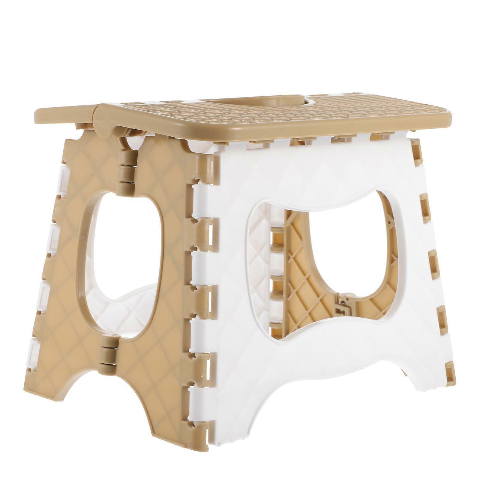 Plastic Folding Step Stool for Outdoor Use Portable Stool 3Pcs