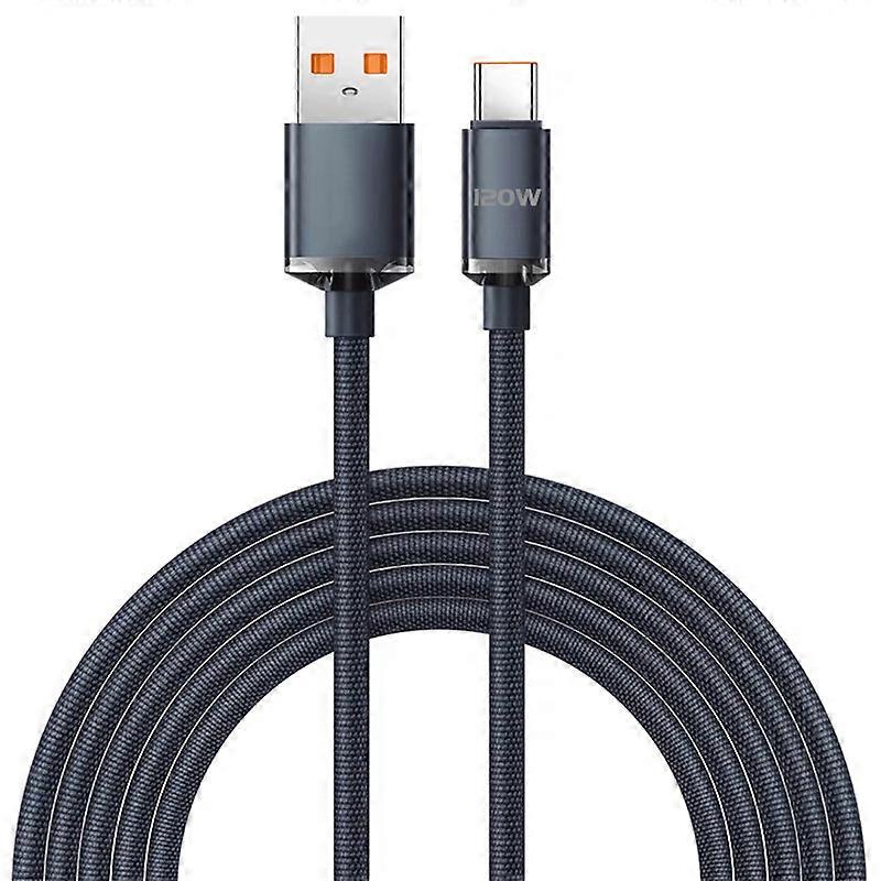 120W USB Type C Cable Type C to Type C Fast Charging Cord USB C Quick Charge Phone Cables For Samsung Xiaomi Huawei Realme