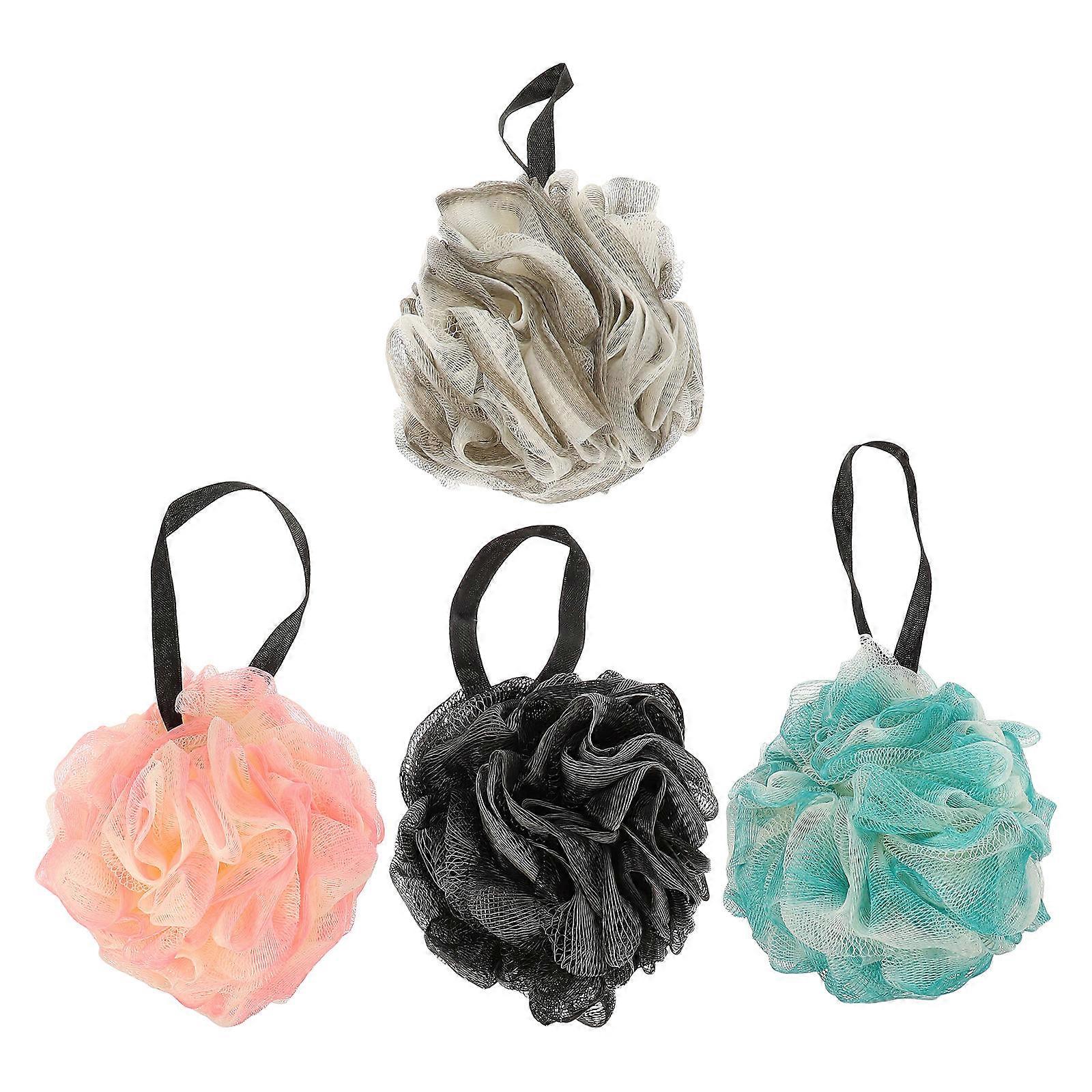 Exfoliating Bath Ball Body Cleaning Scrubber for 4Pcs Bath Use