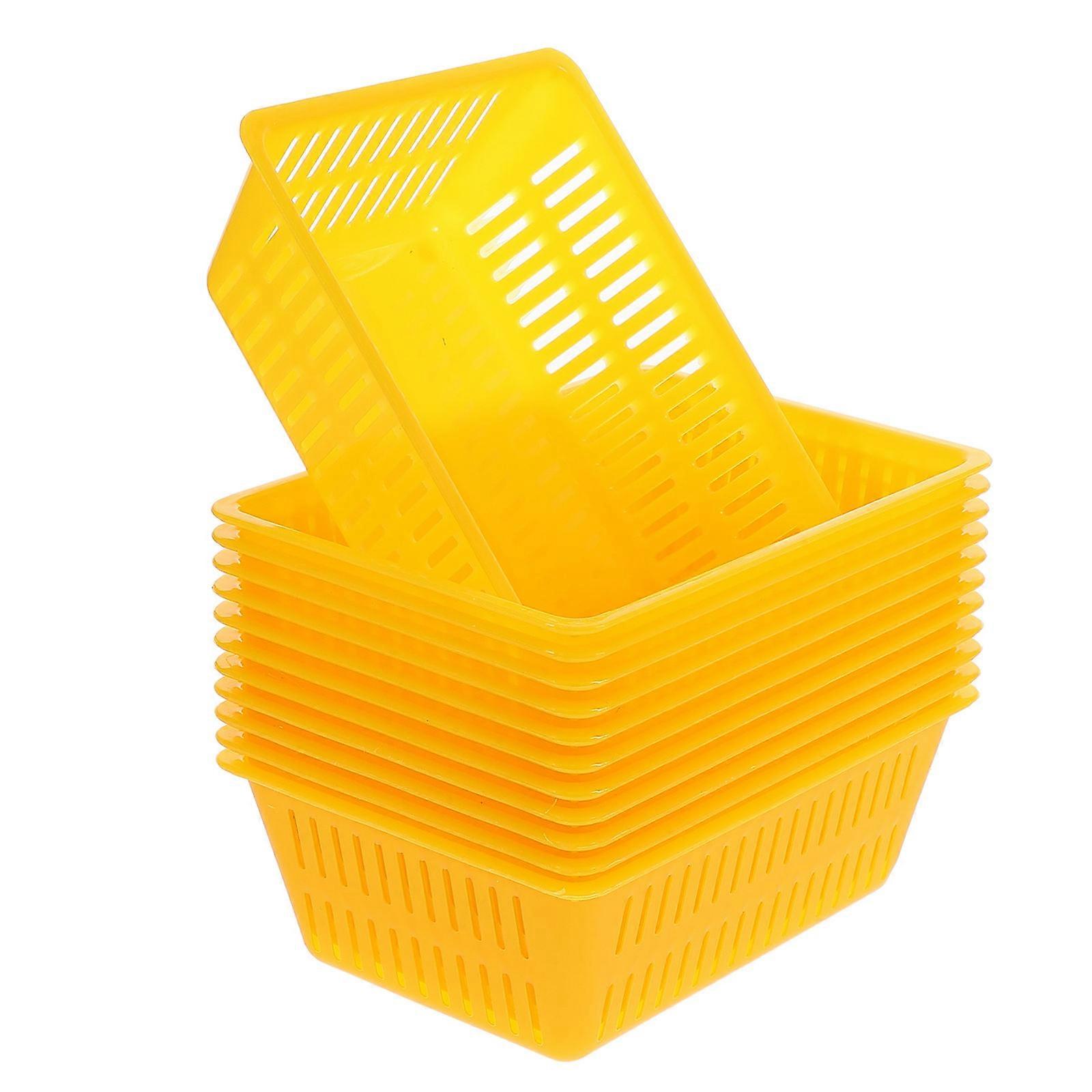Plastic Storage Baskets Small Coin Organizing Baskets for Storage 12Pcs