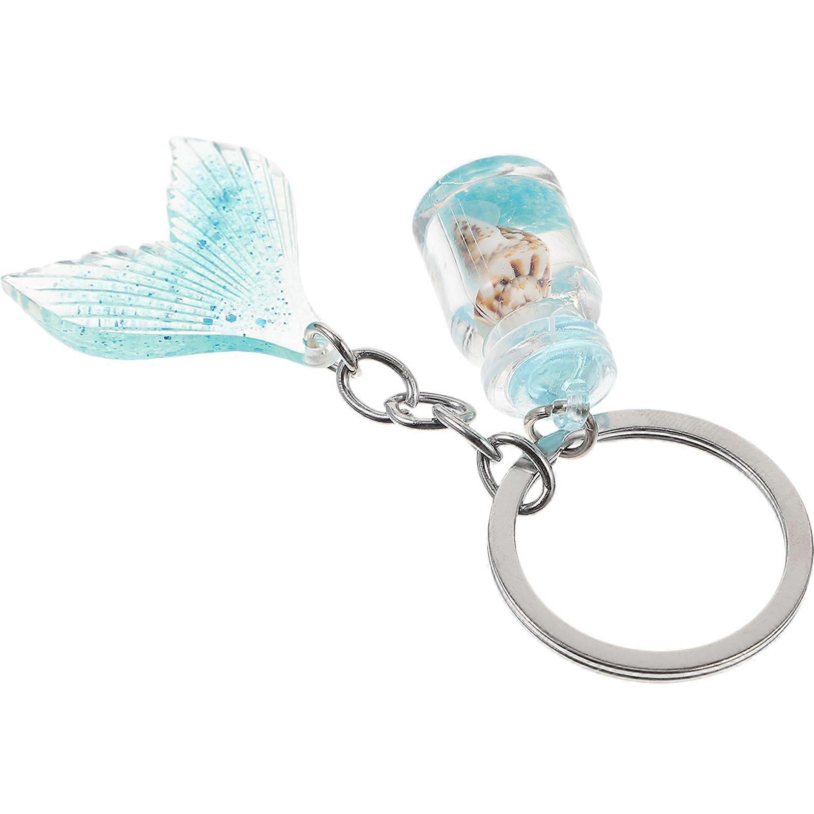 Wishing Bottle Keychain Drift Bottle Key Chain Practical