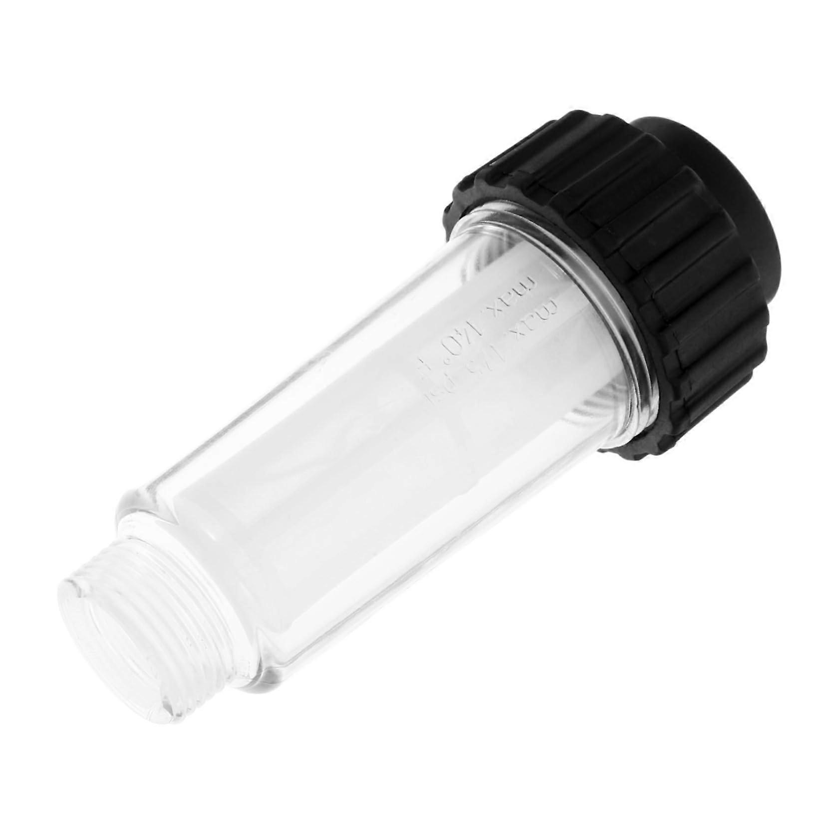 Pressure Washer Water Filter Cartridge with Efficiency Filtration, Reusable Inline Design