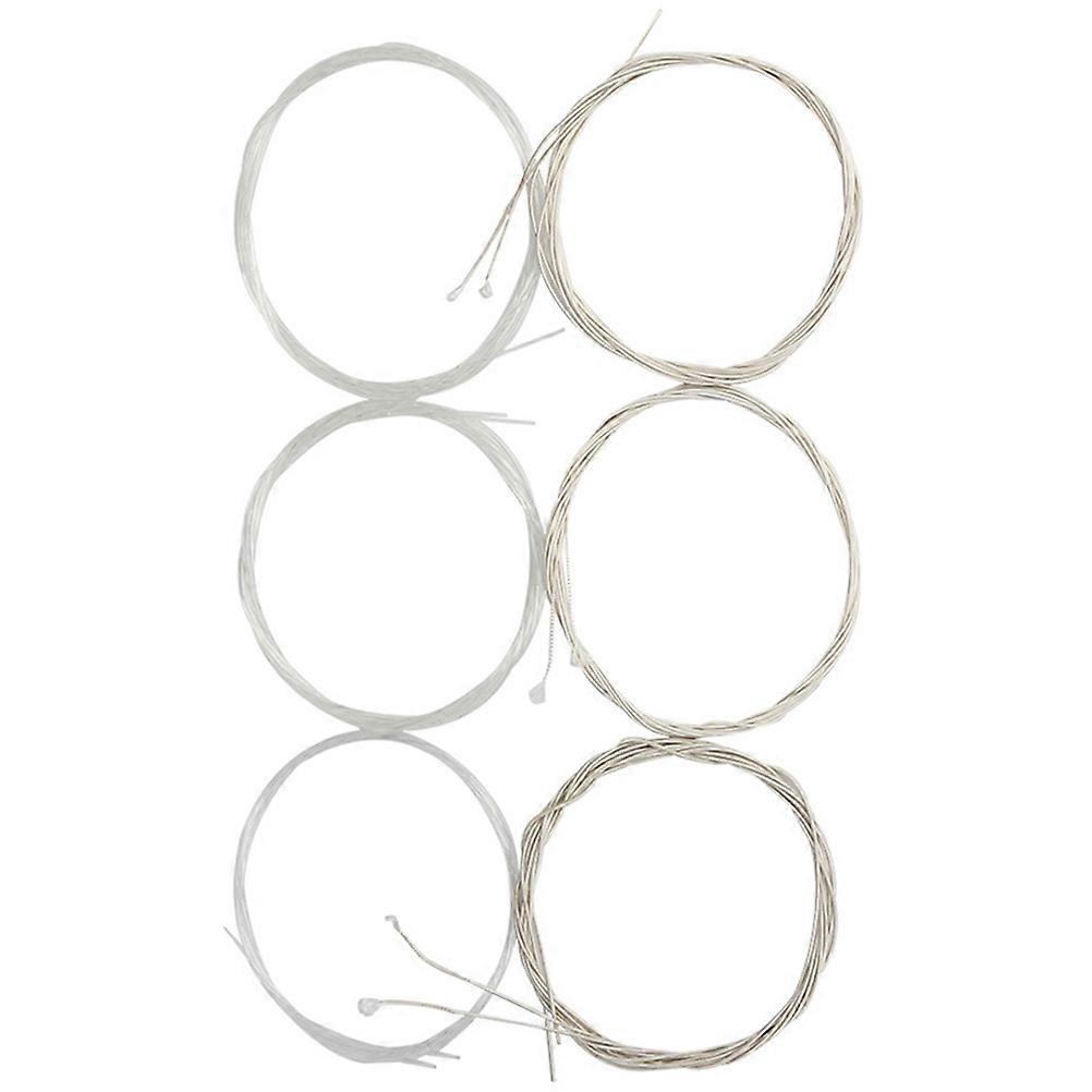 Stringed Instrument Accessories Oud Strings Nylon 6Pcs Ideal For Musicians Practicing Music Performance Featuring Strong Durability