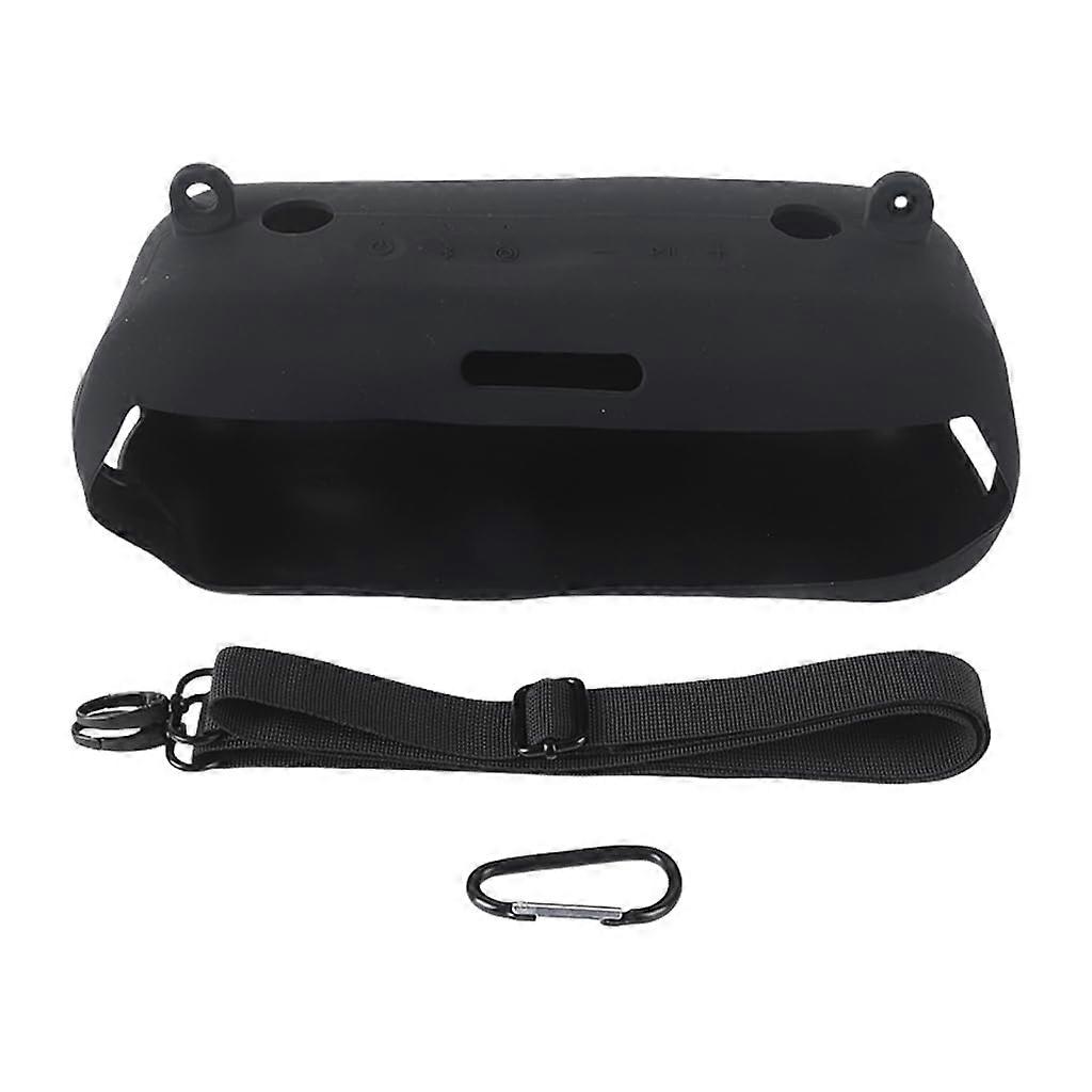 Portable Bluetooth Speaker Case, Waterproof Silicone Cover with Strap, Shockproof Outdoor Protection