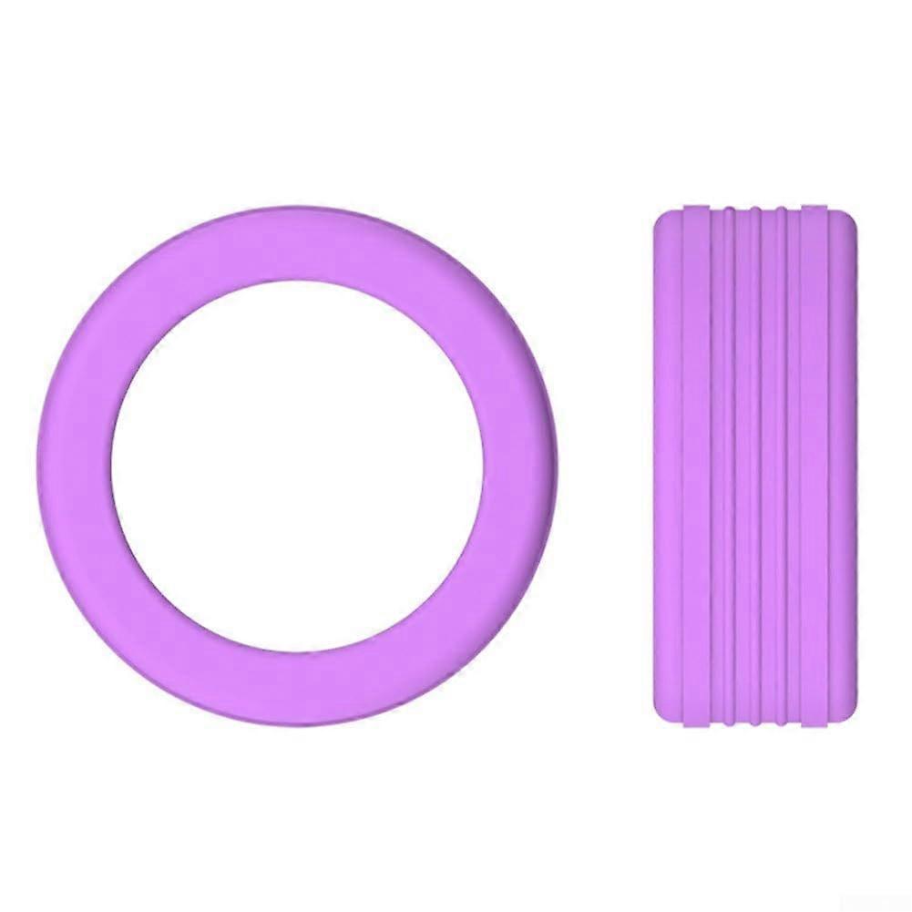 Purple AntiScratch Protective Silicone Case with Secure Custom Fit for Oura Ring Gen4
