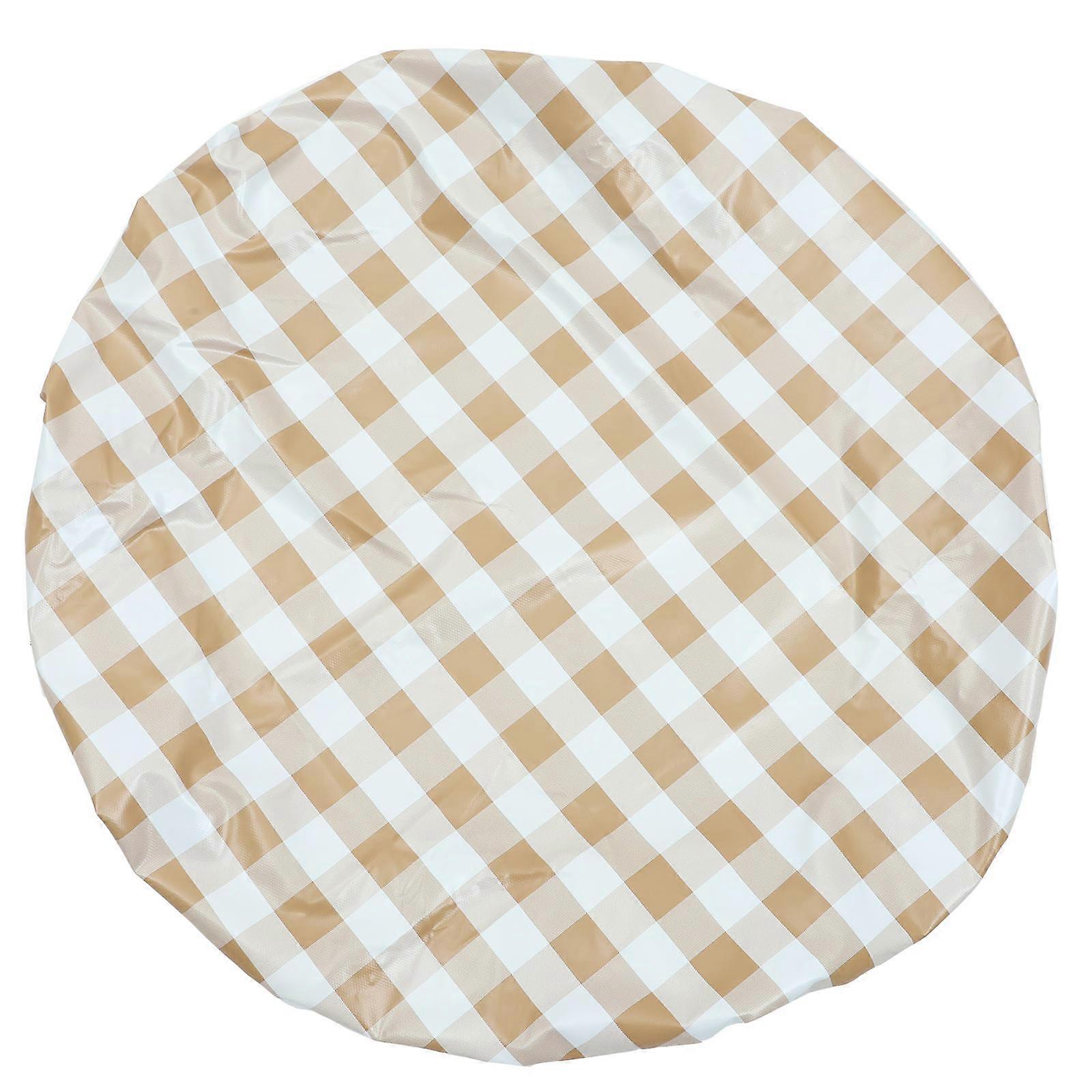 Round Tablecloth Oilproof Simple Style Suitable For Parties Camping 5Pcs