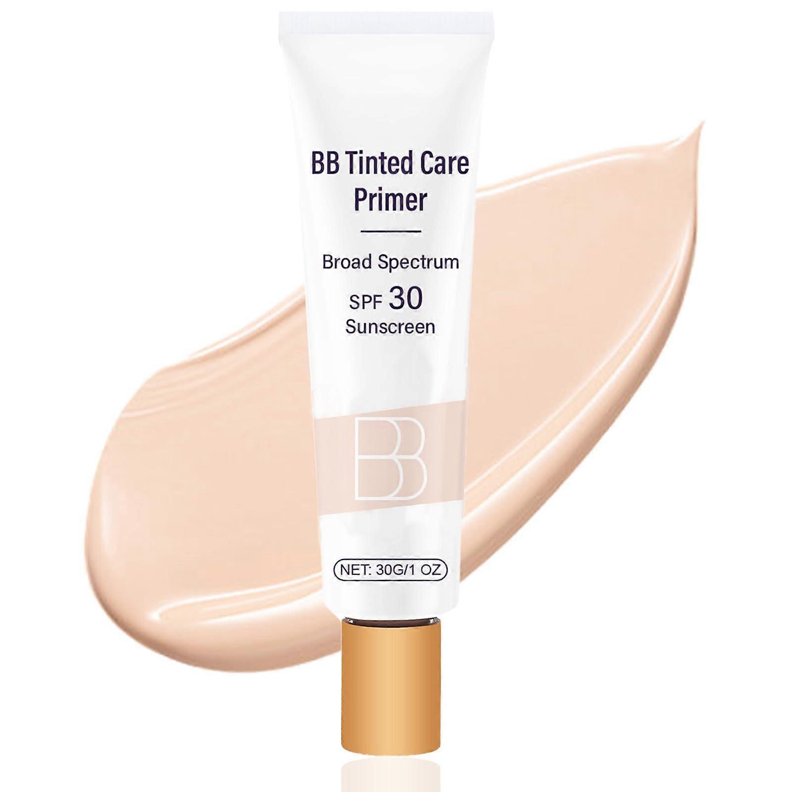 BB Cream with SPF 30 Broad Spectrum Tinted Moisturizer Ivory Lightweight Waterproof Coverage