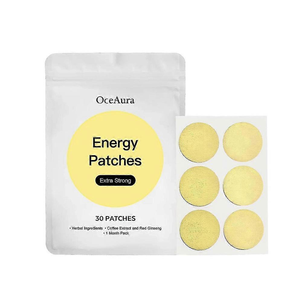 Extra Strong Energy Patches for Mood Support, Positivity & Weight Loss - 30 Patches