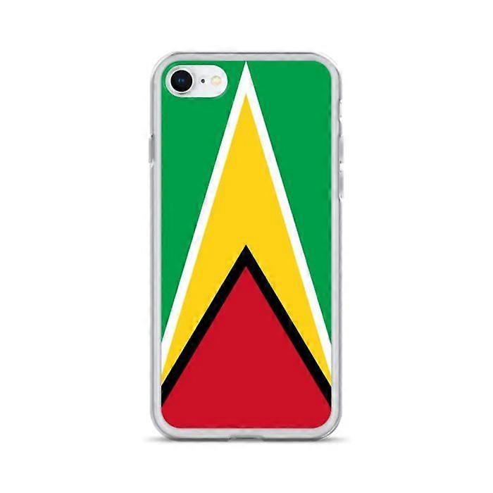 Phone Case – Guyana Flag – Compatible with iPhone 6S – Soft Case – Durable and Shockproof - Silicone - Pixelforma