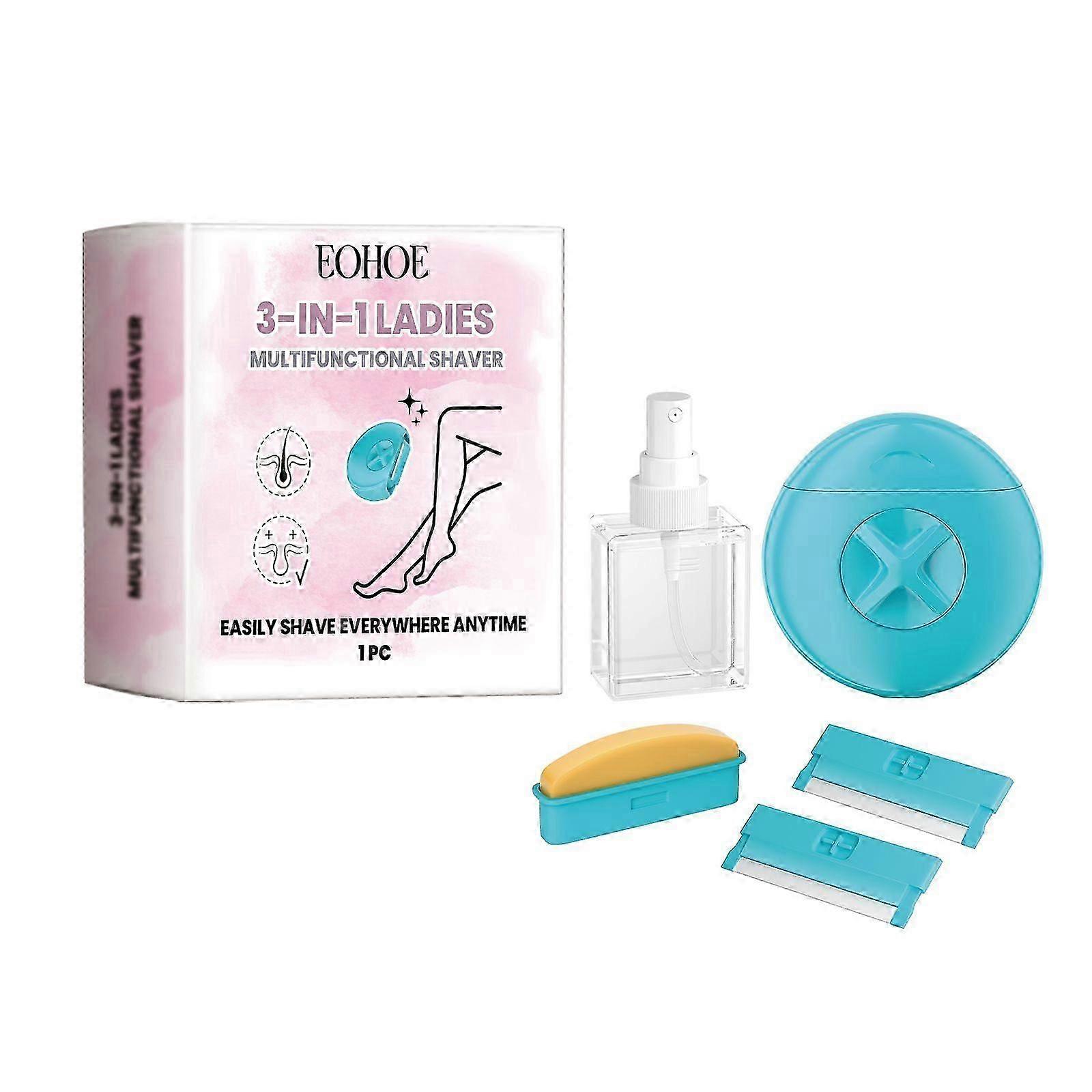 Three-In-One Women's Shaving Razor