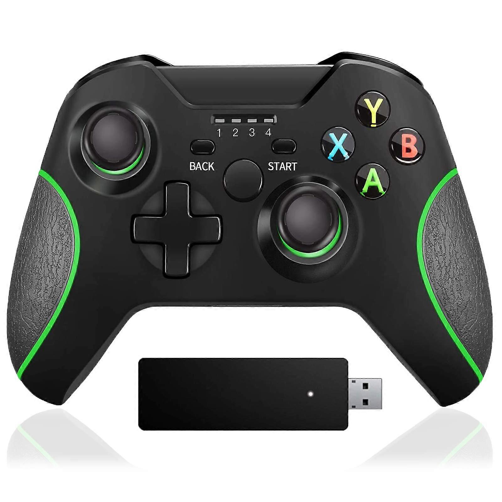 Wireless Controller with 2.4GHz Adapter, Dual Vibration, Compatible with Xbox One, PC and Series X/S