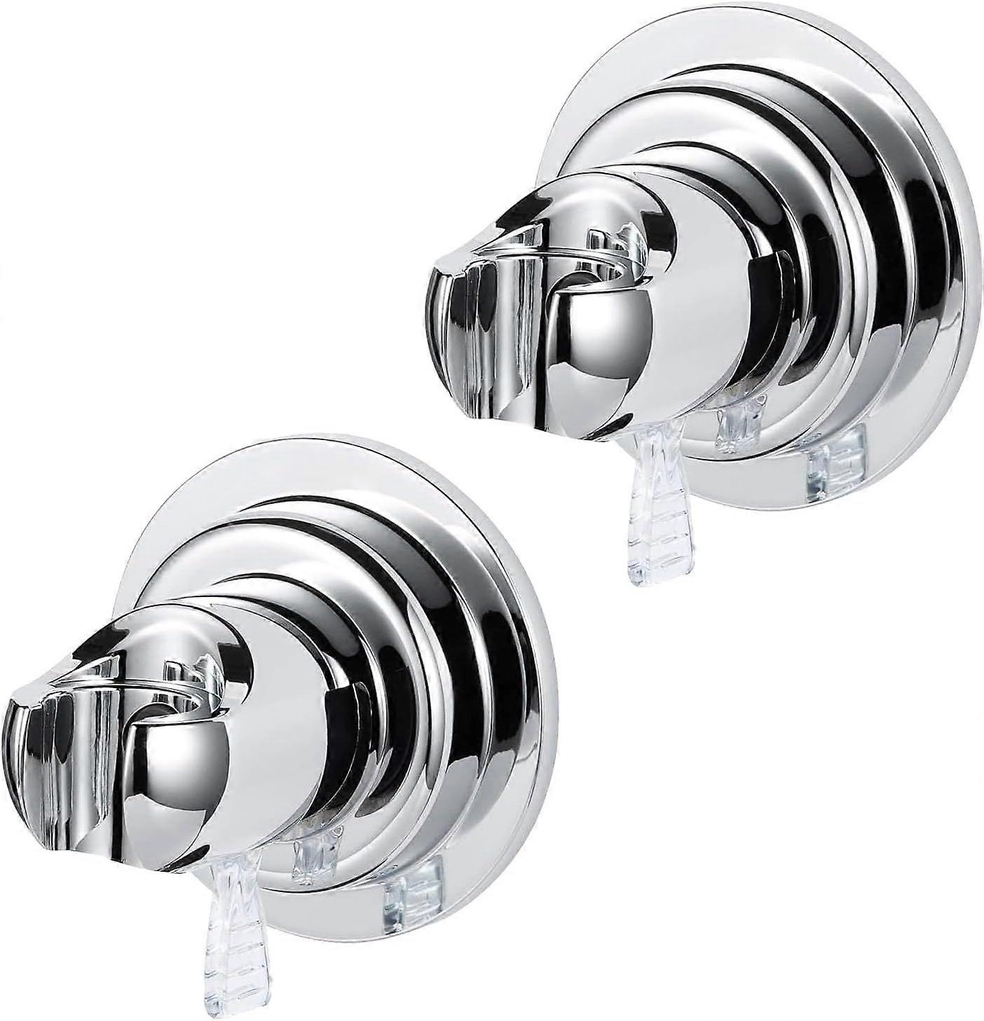 [2 Pack] Suction Cup Shower Head Holder for Elderly, Removeable Showerhead Holder for Mino