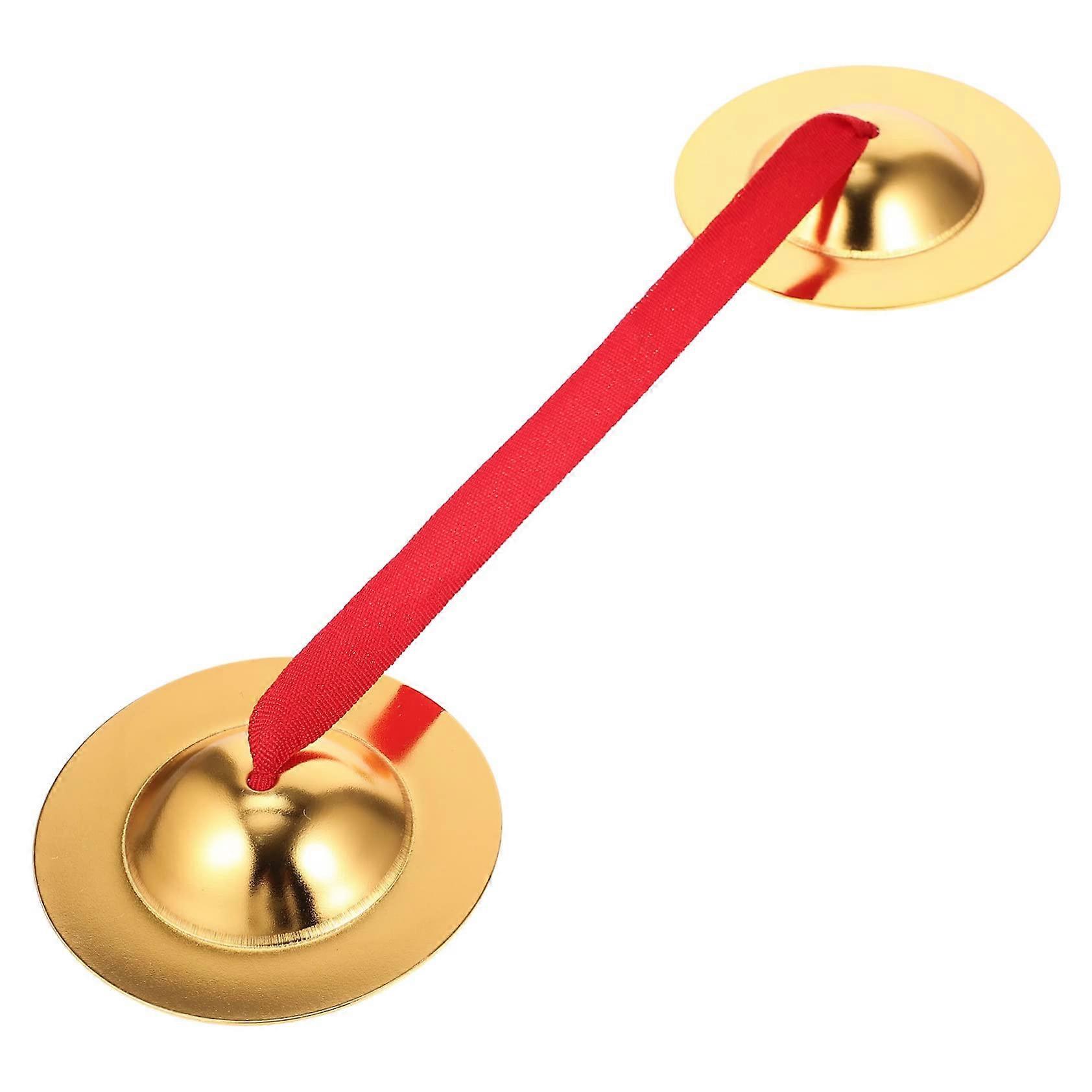 Small Metal Hand Cymbals for Dance and Performance, Durable Percussion with Clear Bright Sound