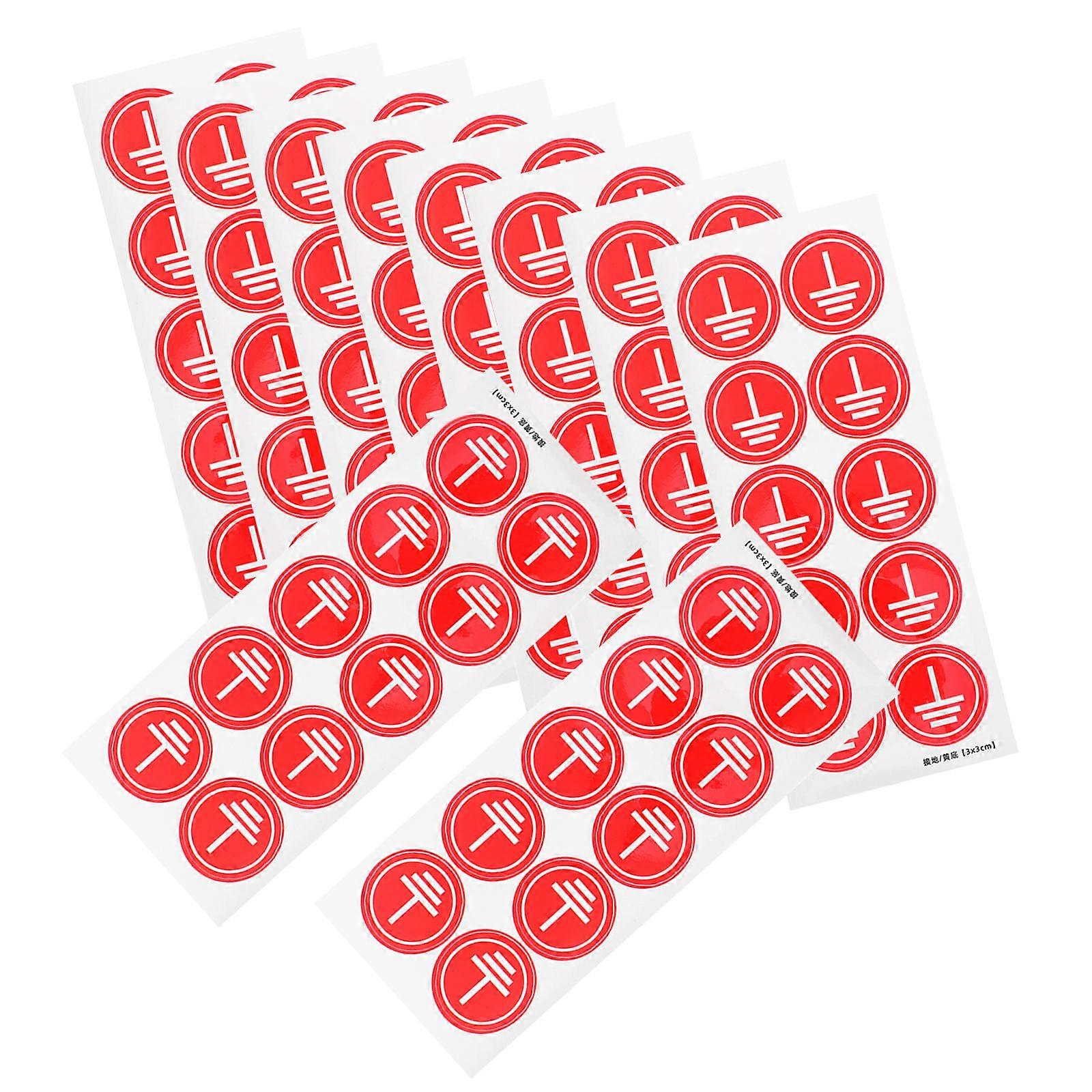 Electrical Panel Labels Grounding Safety Stickers for Warning Use 40 Sheets