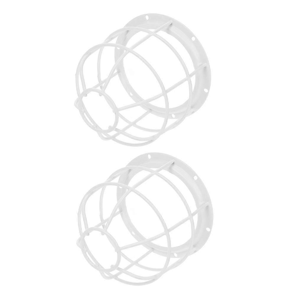 Metal Lamp Shade Protective Cage for Light Bulb Safety 2Pcs Set