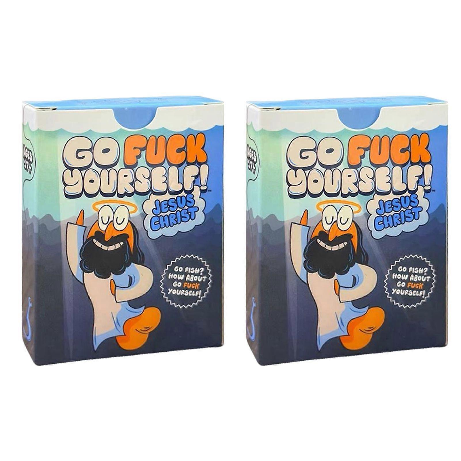 Go F k Yourself! Jesus Christ - Adults Go Fish Card Game, Hilarious Card Games, The Go Fish Game of Life's Little Humiliations