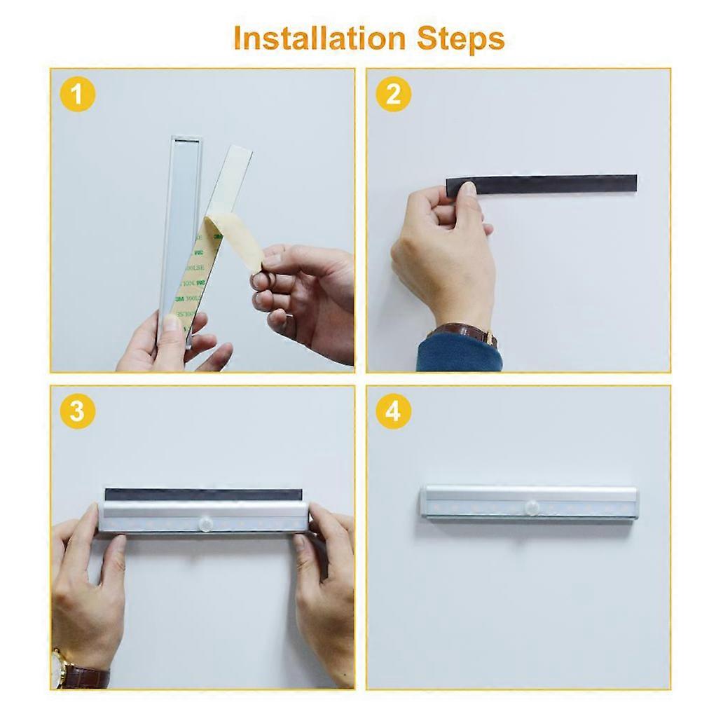 Wireless Remote Controlled LED Cabinet Light for Lighting Warm White