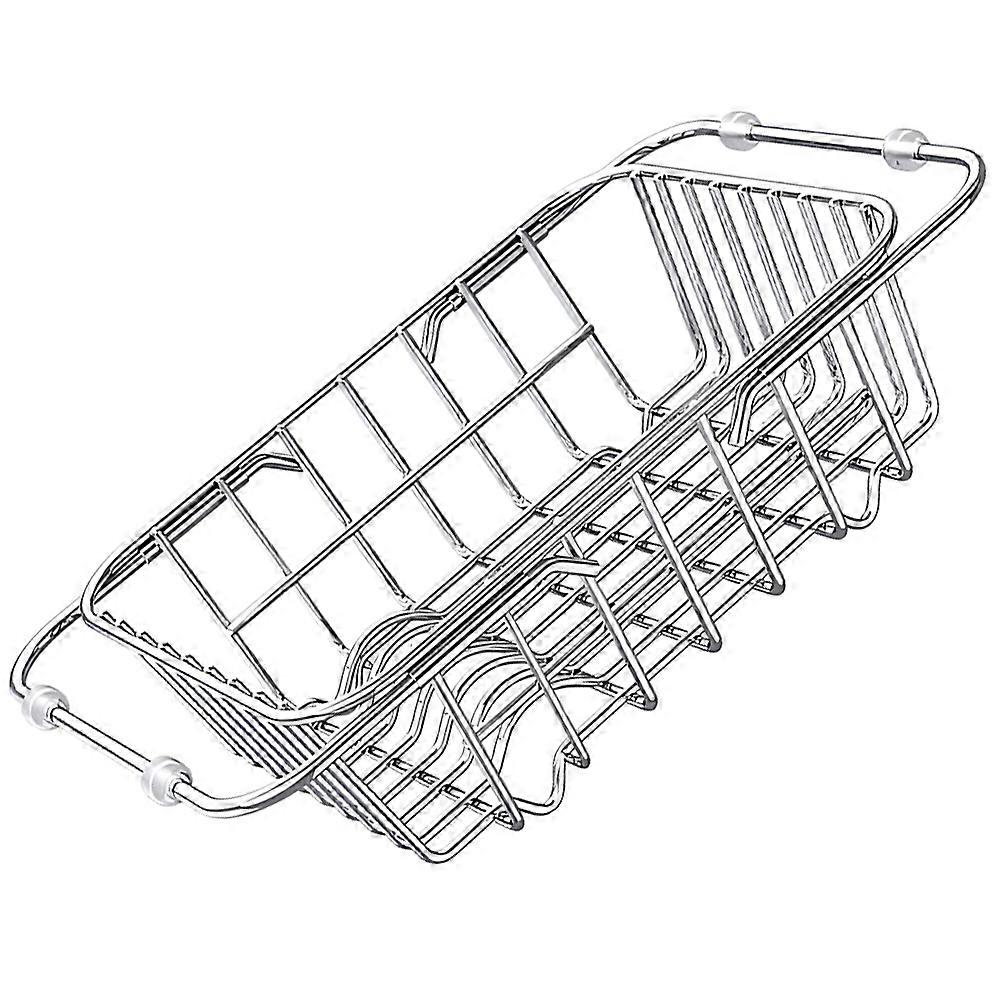 Stainless Steel Kitchen Dish Drainer Rack for Drying 1 Piece Silver