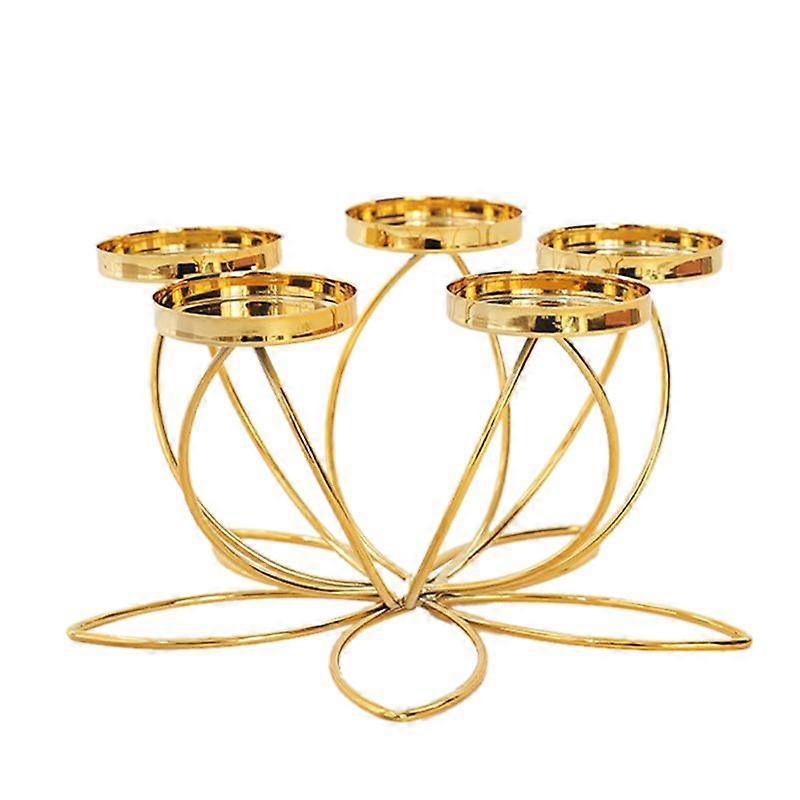 Metal Candlestick Holder for Romantic Candlelight Dinner Props