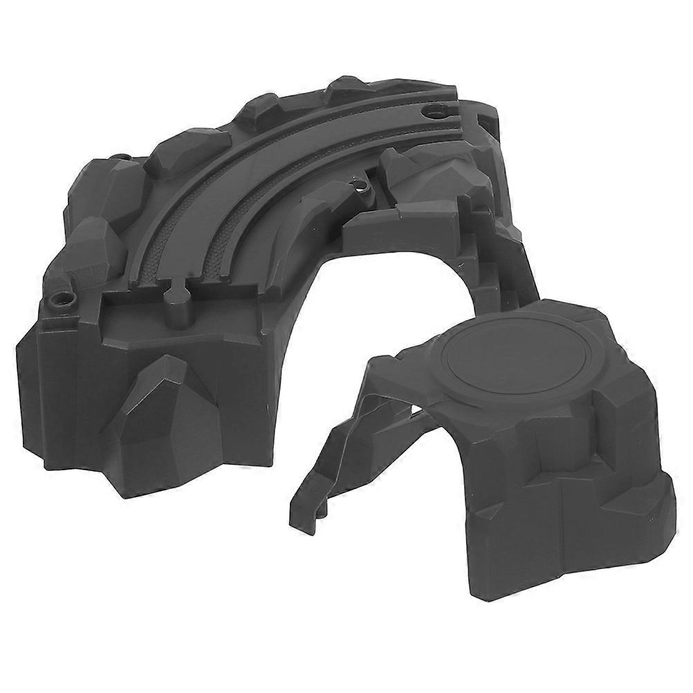 Simulation Train Tunnel ABS Model for Decoration with Grey Color Toy Accessory