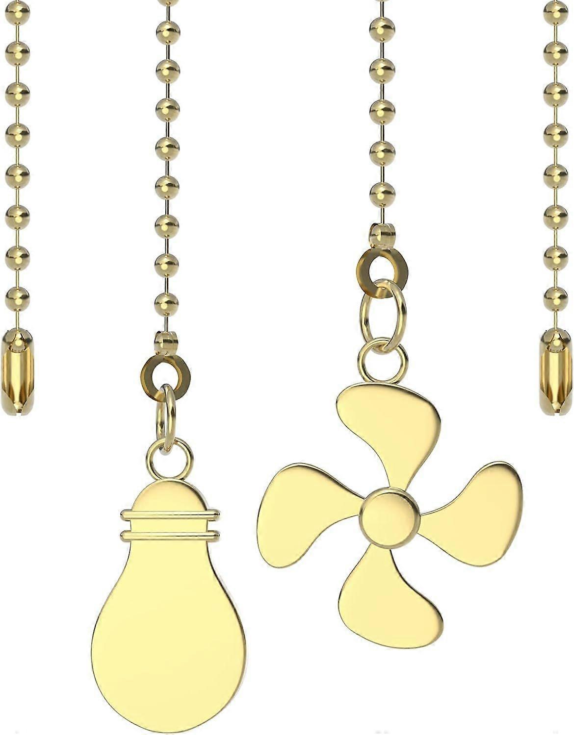 Ceiling Fan Pull Chain Extender, 2 Pcs 12 Inches Long Ceiling Fan Pull Chain