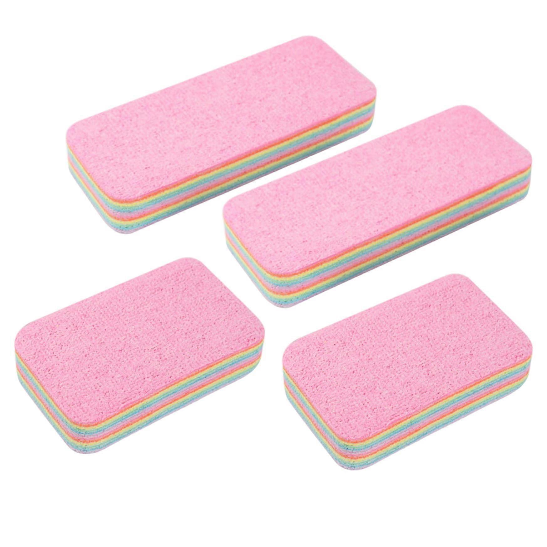 12 Layer Microfiber Cleaning Sponge 4PCS Super Absorbent Tearable Reusable for Kitchen Bathroom
