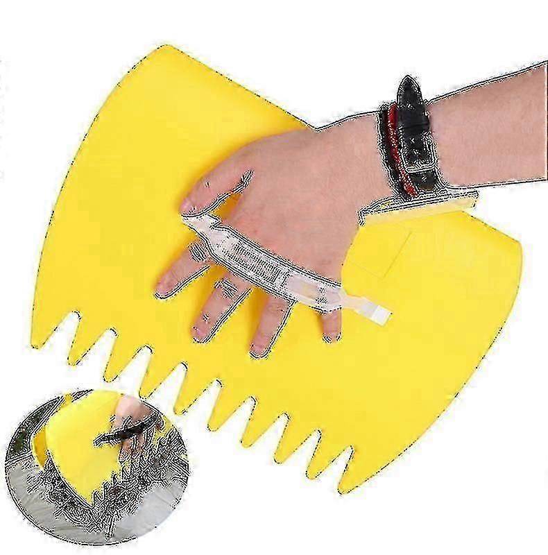 Large Plastic Leaf Rake for Garden & Yard Lightweight Hand Rake for Efficient Leaf Collection