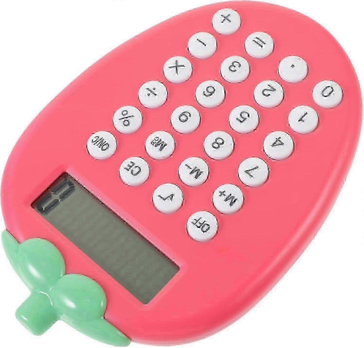 Portable Electronic Calculator for Office, School & Home Use - Compact Desktop Calculator with Basic Functions