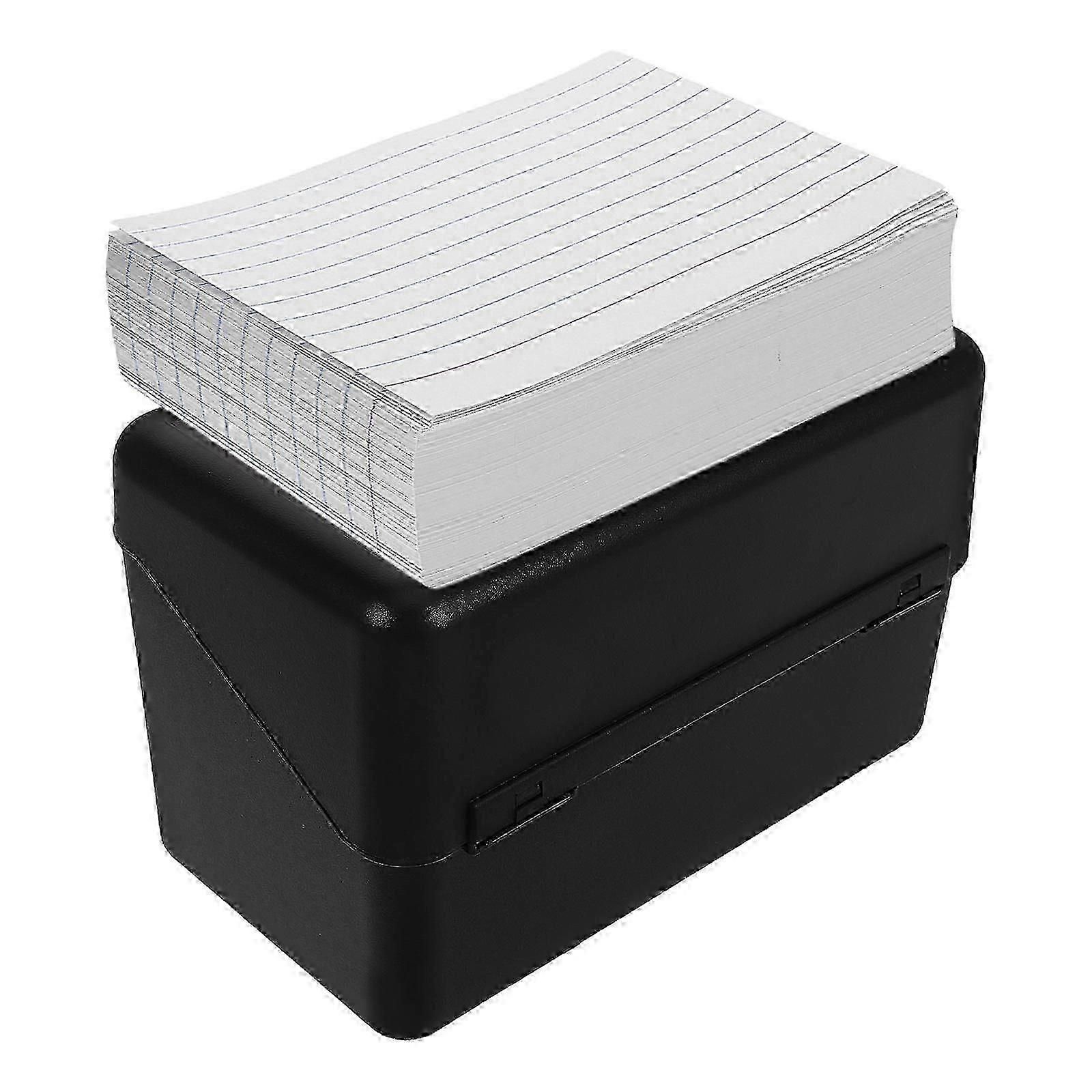 Index Card Holder Box for Note Taking 1Set with Multifunction Design