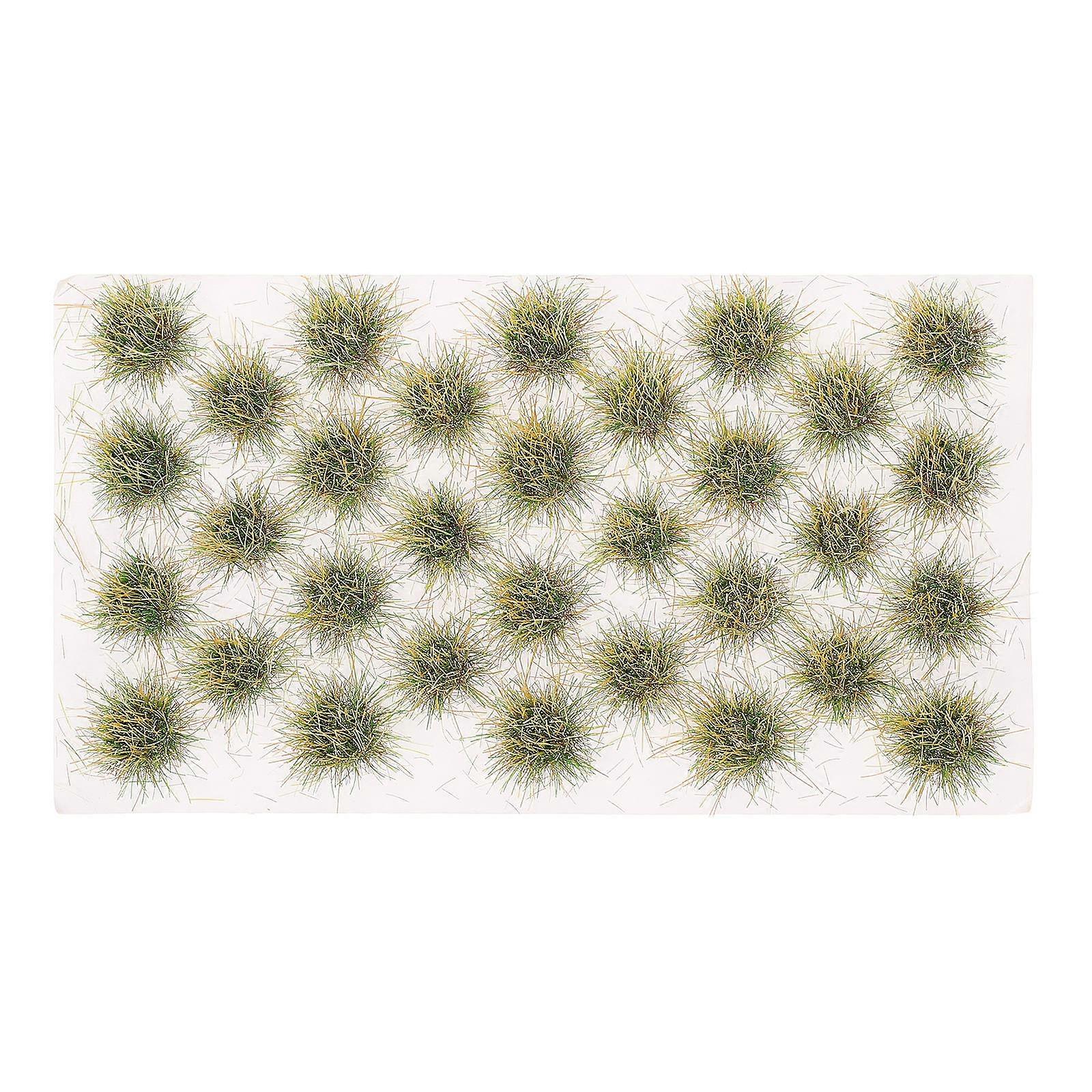 Plastic Simulation Grass Tufts Miniature for Landscape Use 1Set