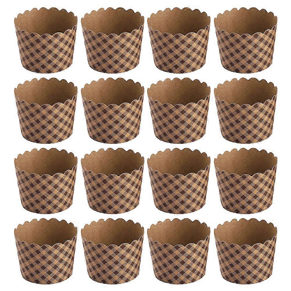 150 Stück Kuchenförmchen, Muffinförmchen, Backförmchen, Cupcake-Förmchen, Papiertortenhalter, hellbraun