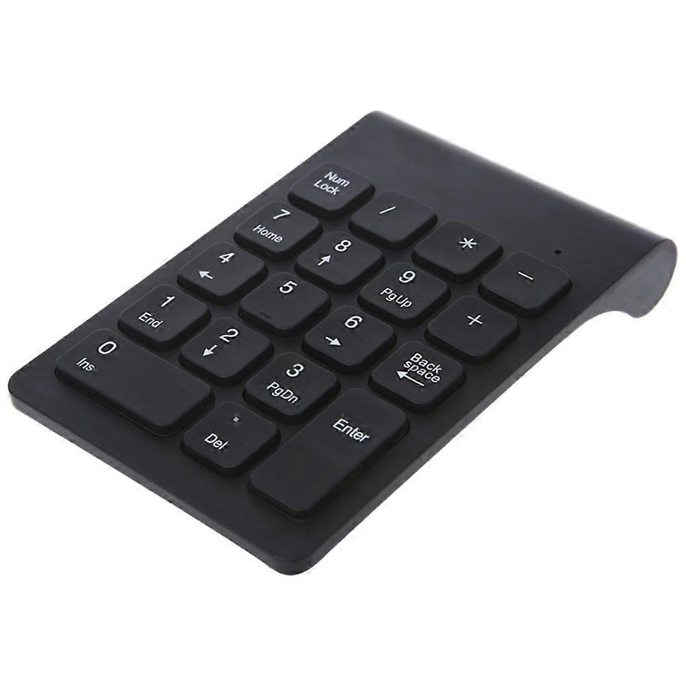 Black Mini Keyboard Digital Numeric Keyboard for Computer Use USB