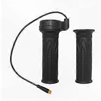 Waterproof Twist Throttle Grip compatible with Electric Bikes with Accelerator Control and Handlebar Connector