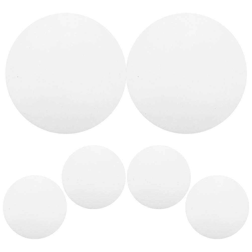 6pcs Flat Downlight Diffuser Sheet for Light Softness Replacement Recessed Lighting Anti-Dazzling Diffuser DIY Lamp Bottom Covers